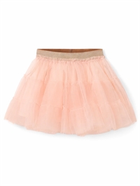 Sofie Schnoor tyl nederdel til pige i Douce Pink set forfra